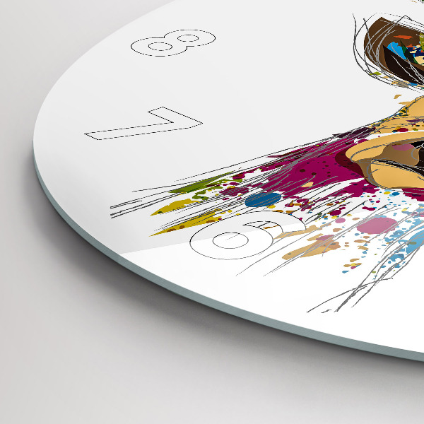 Okrúhle hodiny Hlava jeleňa