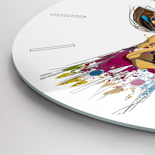 Okrúhle hodiny Hlava jeleňa