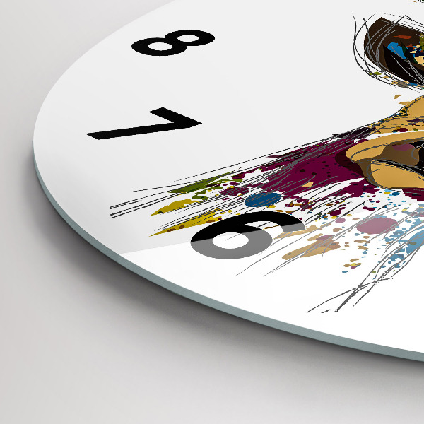 Okrúhle hodiny Hlava jeleňa