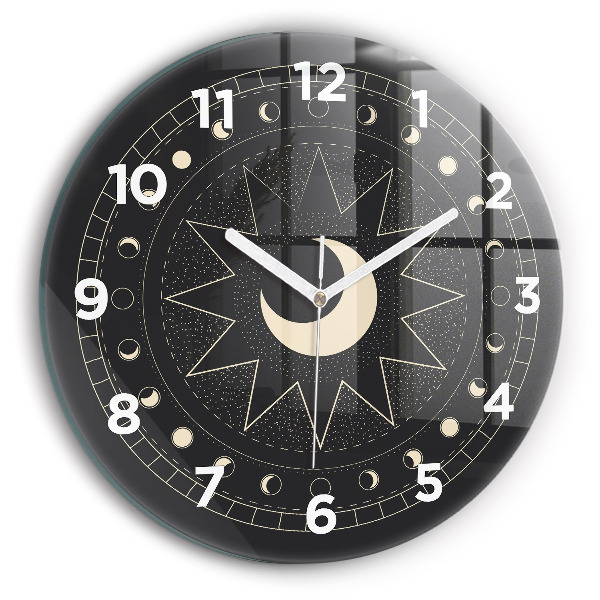 Okrúhle hodiny Fázy mesiaca