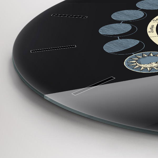 Okrúhle hodiny Fázy mesiaca