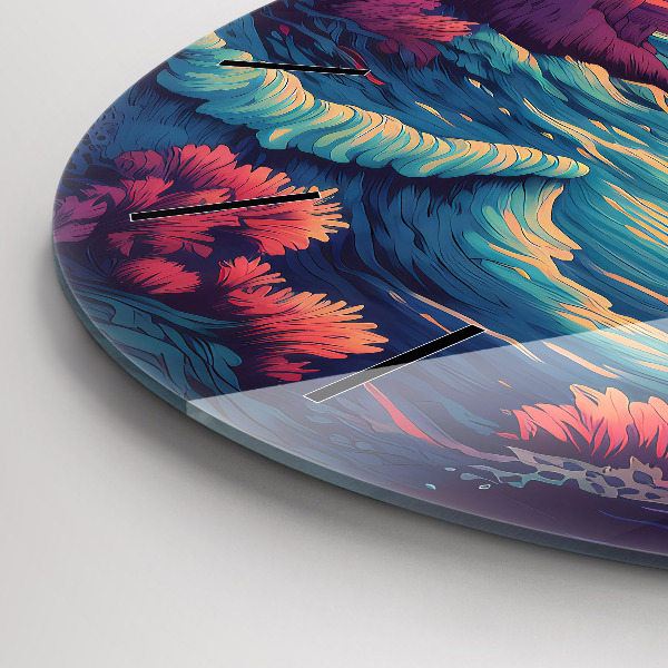 Okrúhle hodiny Rozprávkový oceán a obloha