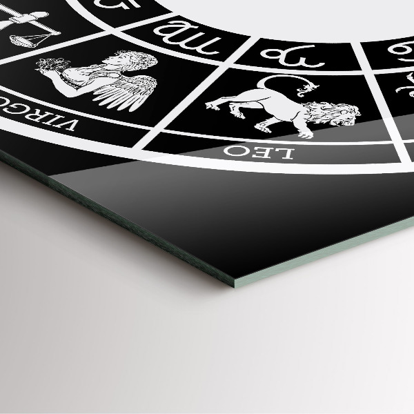 Štvorcové nástenné hodiny Zodiacal